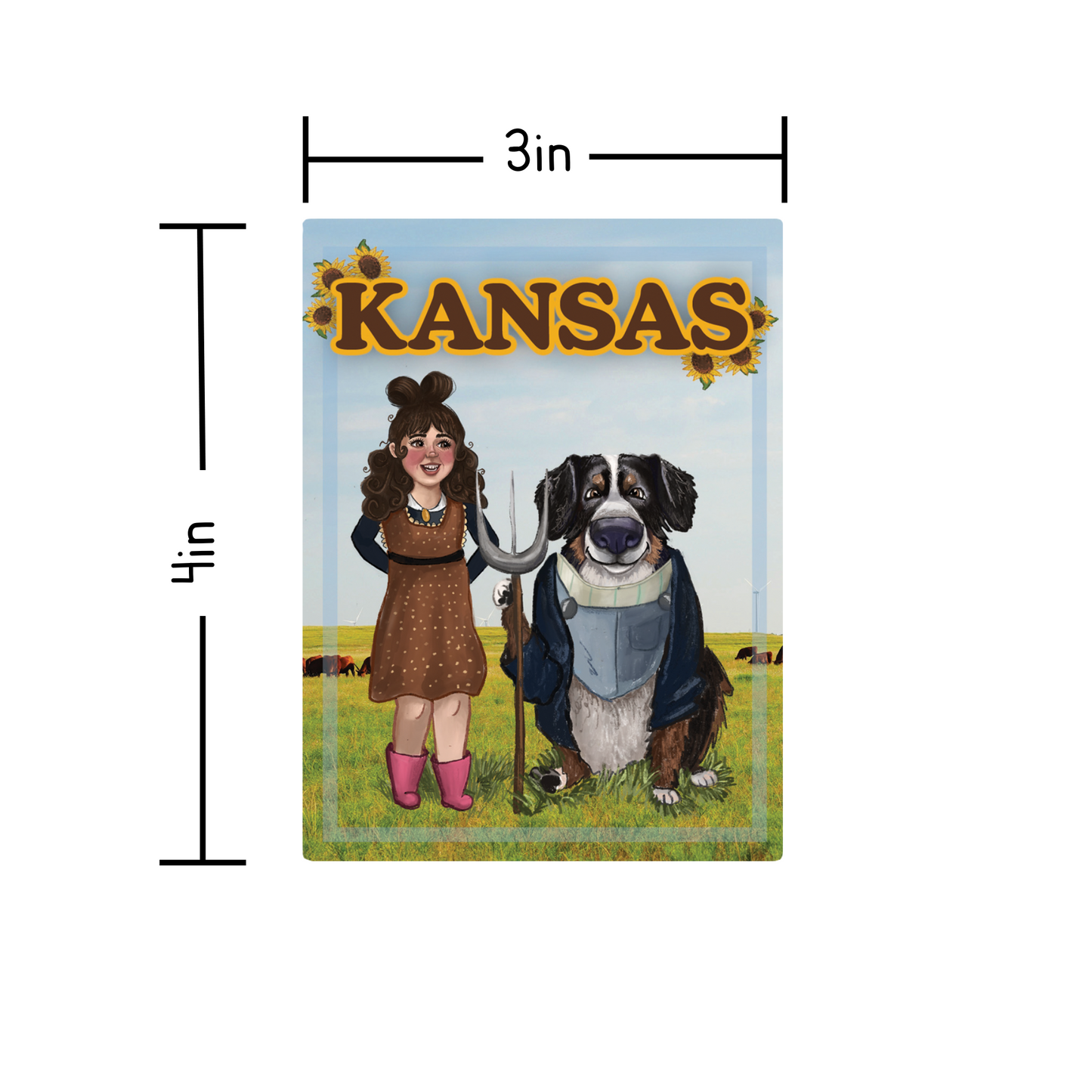 Preorder Kansas Cover Sticker