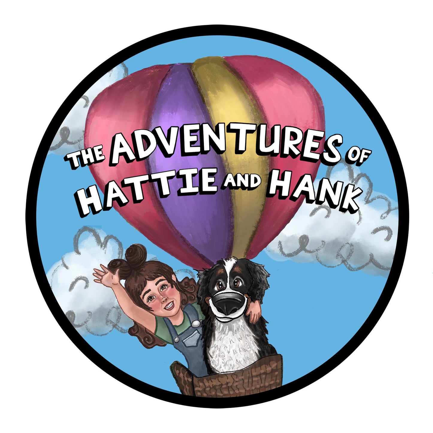 Hot Air Balloon Sticker